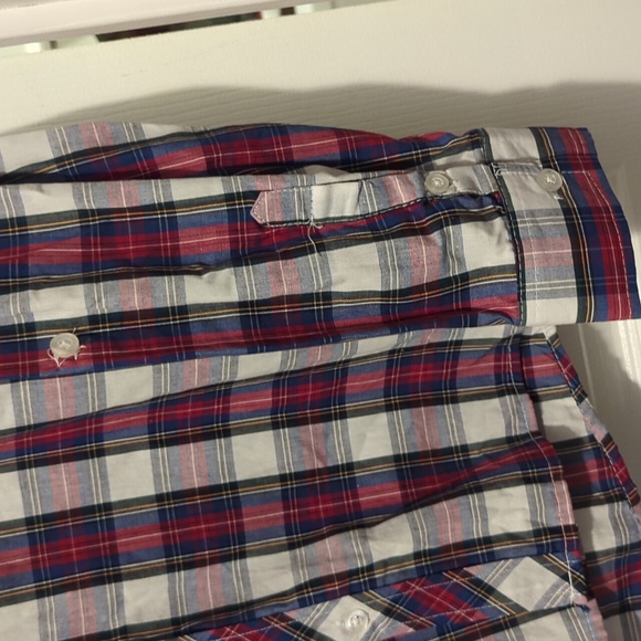 Classic Red Plaid Kids Button-Down Shirt - Picture 3 of 5